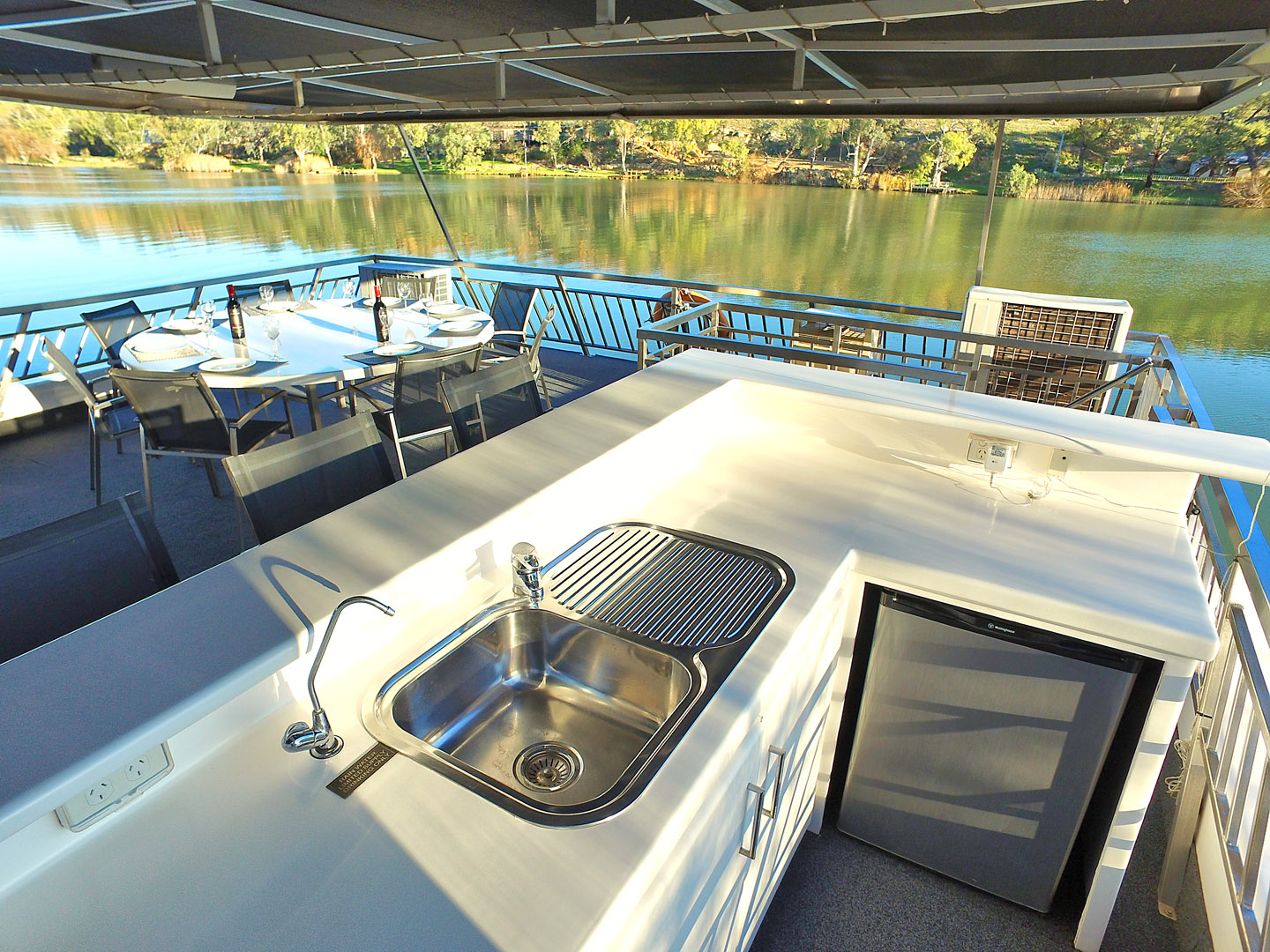 Moon Dance Houseboat Roof